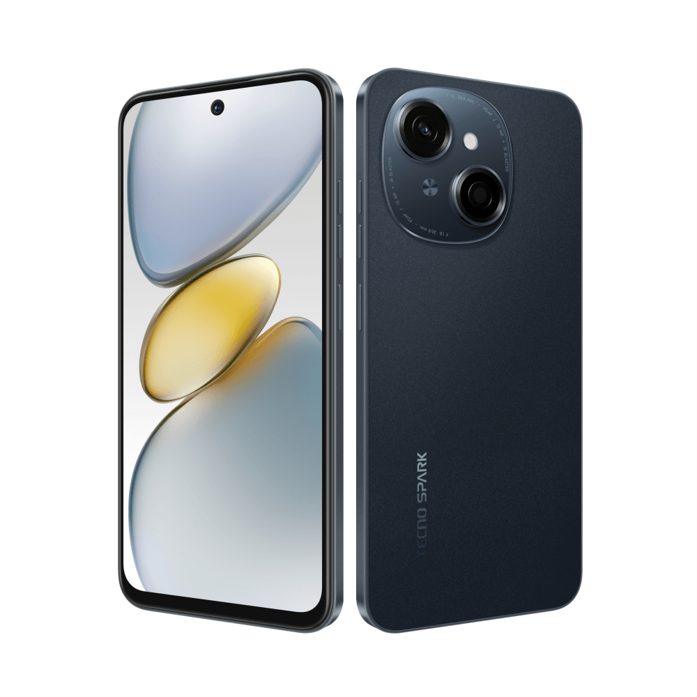 KL4 SPARK GO 1 64+4 Startrail Black, 6.56", 20:9, 1612 x 720 пикселей, 1.6GHz, 8 Core, 4GB RAM, 64GB, up to 1TB flash, 13Mpix+AI/8Mpix, 2 Sim, 4G, BT v5.0, WiFi 802.11 b/g/n, GPS/AGPS, GLONASS,NFC, Type-C, 4900mAh, Android T-GO, 183g, 163,69 ммx75,6 ммx8,